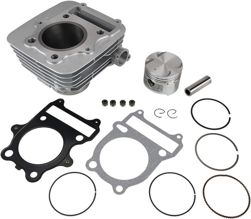 NICECNC 72mm Engine Cylinder Kit Piston Piston Assembly kit Compatible with Suzuki GZ250, DR250S DR-250S DR 250S - Years 1982 1986 1987, GN250E GN-250E GN 250E - Years 1982 1991, See Fitments - Image 1